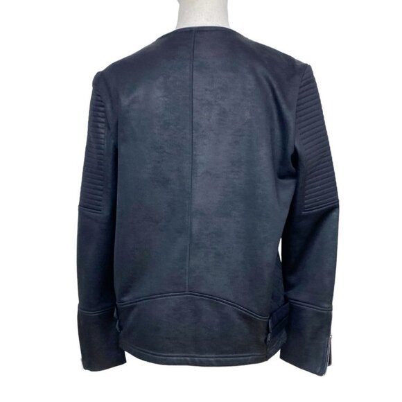 SPORT THE KOOPLES BLACK QUILTED ZIP JACKET - L - Picture 3 of 11